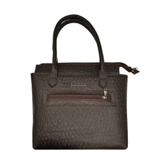Brown Textured Medium Tote