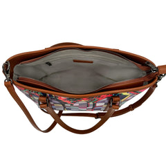 Checker Drip Tote