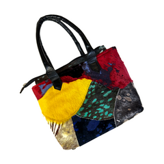 Mixed Media Patchwork Tote