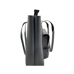 Everyday Color Block Tote Gray & Brown