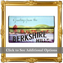 Berkshire Hills Historic Postcard Crossbody Clutch
