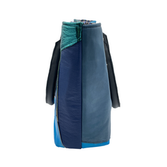 Large Blue Patchwork Tote