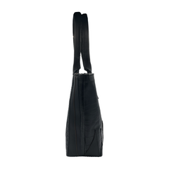 Large Black Patchwork Tote