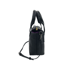 Black Embossed Small Crossbody Tote