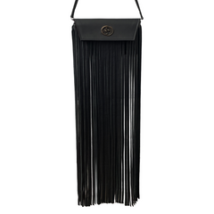 Serpent Long Fringed Crossbody Clutch