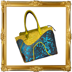 Large Mixed Media Hybrid Tote