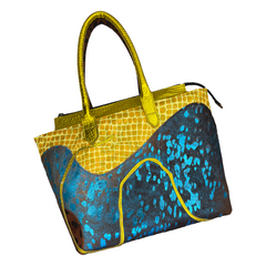 Large Mixed Media Hybrid Tote