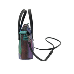 Mini Mermaid Metallic Patchwork Tote