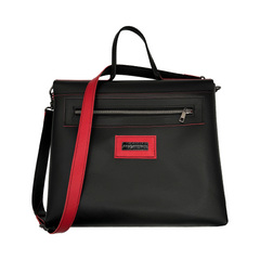 Black and Red Medium Messenger