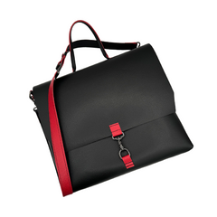 Black and Red Medium Messenger