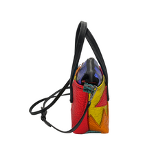 Mini Metallic Patchwork Tote