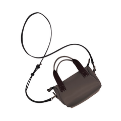 Micro Duffle Gray & Brown