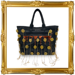 Large Mixed Media Patchwork Tote