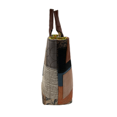 Large Neutral Patchwork Tote