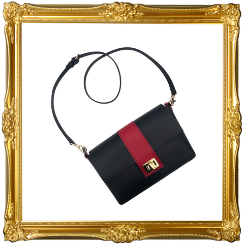 Colorblock Top Flap Crossbody