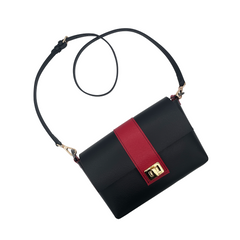 Colorblock Top Flap Crossbody