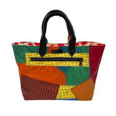 Medium Primary Color Patchwork Tote