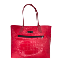 Large Red Patchwork Tote