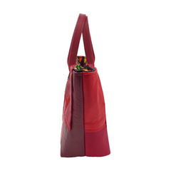 Small Red Patchwork Tote
