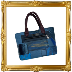 Small Blue Patchwork Tote