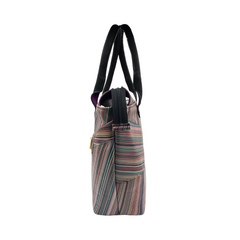 Diagonal Striped Large Everyday Tote