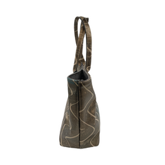 Large Wavy Slouch Leather Tote