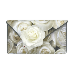 White Rose With Pearls